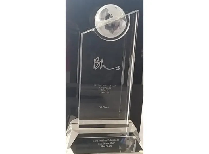 Best Store LFL Sales Award - Liwa Trading (2005-2006)