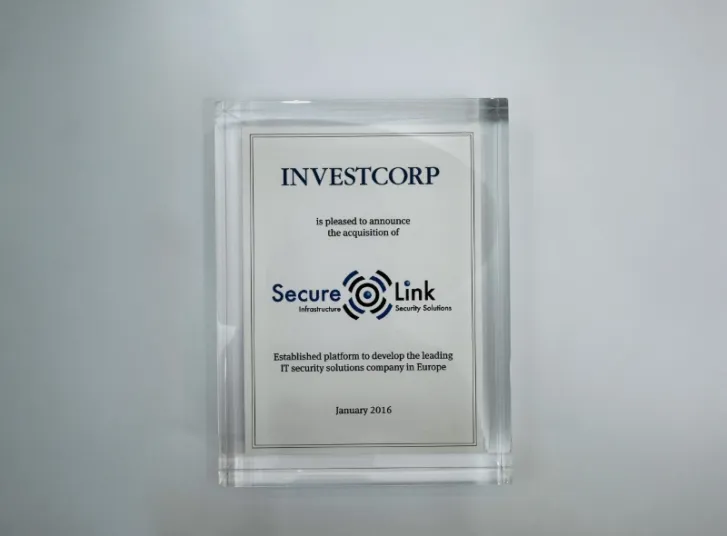 Secure Link Investment with Investcorp