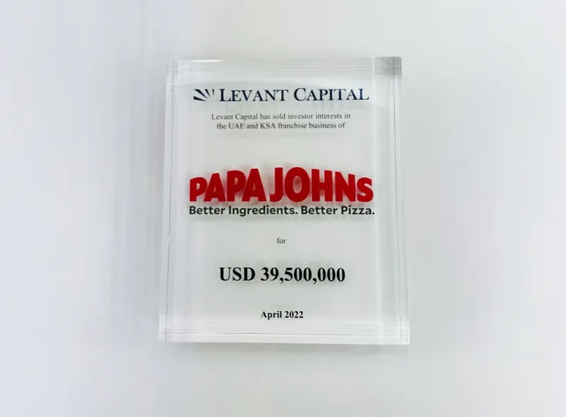 Papa John’s Investment with Levant Capital